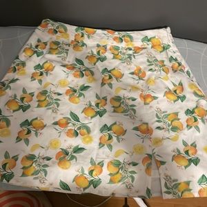 blue rain lemon skirt XS